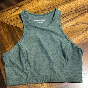 Outdoor voices high neck sports bra